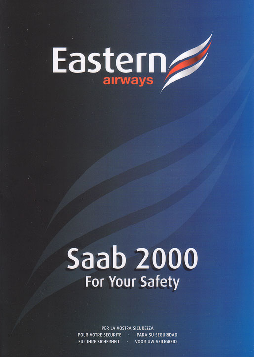 Airline Safety Card For eastern airways saab 2000 issue 2.jpg
